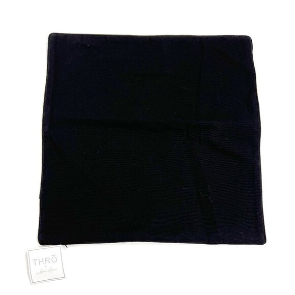 NWT THRO by Marlo Lorenz Happy Halloween Glow in the Dark Skeleton Pillow Cover - Picture 2 of 6